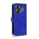 For ZTE nubia Neo 3 Skin Feel Magnetic Flip Leather Phone Case(Blue) - 3