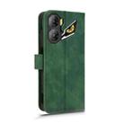 For ZTE nubia Neo 3 Skin Feel Magnetic Flip Leather Phone Case(Green) - 3