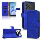 For ZTE Blade A36 4G Skin Feel Magnetic Flip Leather Phone Case(Blue) - 1
