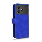 For ZTE Blade A36 4G Skin Feel Magnetic Flip Leather Phone Case(Blue) - 3