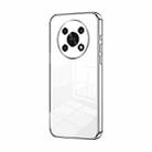 For Honor X30 / X9 5G Transparent Plating Fine Hole Phone Case(Silver) - 1