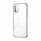 For Honor X10 Max / X30 Max Transparent Plating Fine Hole Phone Case(Silver) - 1