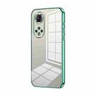 For Honor 50 Pro  / Huawei nova 9 Pro Transparent Plating Fine Hole Phone Case(Green) - 1