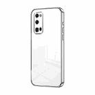 For Honor 30 Pro / 30 Pro+ Transparent Plating Fine Hole Phone Case(Silver) - 1