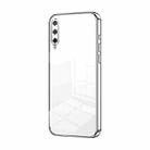 For Honor Play 3 Transparent Plating Fine Hole Phone Case(Silver) - 1