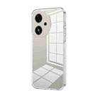 For Honor Play 50 Transparent Plating Fine Hole Phone Case(Transparent) - 1