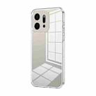 For Honor Play 9T 5G Transparent Plating Fine Hole Phone Case(Transparent) - 1