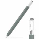 For Apple Pencil (USB-C) Transparent Jelly Stylus Protective Cover(Grey) - 1