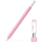 For Apple Pencil (USB-C) Transparent Jelly Stylus Protective Cover(Pink) - 1