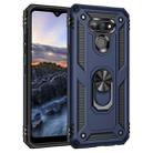 For LG Harmony 4 Shockproof TPU + PC Protective Case with 360 Degree Rotating Holder(Blue) - 1