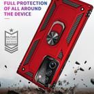 For Samsung Galaxy Note20 Shockproof TPU + PC Protective Case with 360 Degree Rotating Holder(Gold) - 6