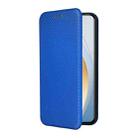 For vivo V30e / V40 Lite 5G Carbon Fiber Texture Flip Leather Phone Case(Blue) - 2