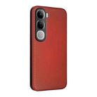 For vivo V30e / V40 Lite 5G Carbon Fiber Texture Flip Leather Phone Case(Brown) - 3