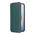 For vivo V30e / V40 Lite 5G Carbon Fiber Texture Flip Leather Phone Case(Green) - 2