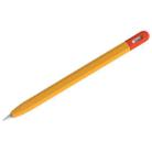 For Apple Pencil (USB-C) Stylus Pen Protective Cover with Nib Cover(Orange+Red) - 1