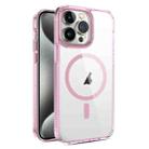 For iPhone 15 Pro Max 2.5mm MagSafe Acrylic Hybrid TPU Phone Case(Pink) - 1