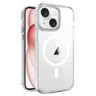 For iPhone 15 Plus 2.5mm MagSafe Acrylic Hybrid TPU Phone Case(Transparent) - 1