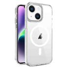 For iPhone 14 Plus 2.5mm MagSafe Acrylic Hybrid TPU Phone Case(Transparent) - 1