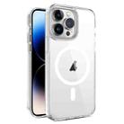 For iPhone 14 Pro 2.5mm MagSafe Acrylic Hybrid TPU Phone Case(Transparent) - 1