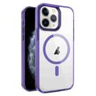 For iPhone 11 Pro 2.5mm MagSafe Acrylic Hybrid TPU Phone Case(Deep Purple) - 1