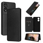 For TCL 40 NXTpaper 4G Carbon Fiber Texture Flip Leather Phone Case(Black) - 1