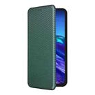 For TCL 40 XL Carbon Fiber Texture Flip Leather Phone Case(Green) - 2