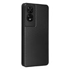 For TCL 505 Carbon Fiber Texture Flip Leather Phone Case(Black) - 3