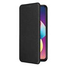 For TCL 50 LE 5G Carbon Fiber Texture Flip Leather Phone Case(Black) - 2