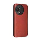 For TCL 60R 5G / 60 5G Carbon Fiber Texture Flip Leather Phone Case(Green) - 3