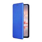 For TCL 60 NXTpaper Carbon Fiber Texture Flip Leather Phone Case(Blue) - 2