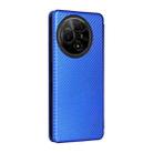 For TCL 60 NXTpaper Carbon Fiber Texture Flip Leather Phone Case(Blue) - 3