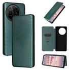 For TCL 60 NXTpaper Carbon Fiber Texture Flip Leather Phone Case(Brown) - 1