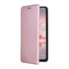 For TCL 60 NXTpaper Carbon Fiber Texture Flip Leather Phone Case(Pink) - 2