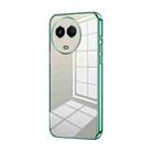 For Realme 11 / Narzo 60 Transparent Plating Fine Hole Phone Case(Green) - 1