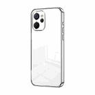 For Realme 9i 5G / 10 5G / 10T Transparent Plating Fine Hole Phone Case(Silver) - 1