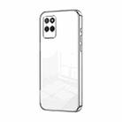 For Realme V11 / V11s 5G Transparent Plating Fine Hole Phone Case(Silver) - 1