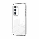 For Realme GT Explorer Master Transparent Plating Fine Hole Phone Case(Silver) - 1