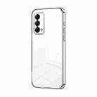For Realme Q3 Pro Carnival / GT Master Transparent Plating Fine Hole Phone Case(Silver) - 1