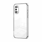 For Realme X7 / Q2 Pro Transparent Plating Fine Hole Phone Case(Silver) - 1