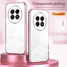 For Realme 13 Pro+ Transparent Plating Fine Hole Phone Case(Transparent) - 2