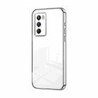 For vivo iQOO Neo5 S / iQOO 9 SE Transparent Plating Fine Hole Phone Case(Silver) - 1