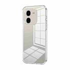 For vivo iQOO Z9x Transparent Plating Fine Hole Phone Case(Transparent) - 1