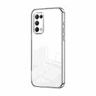 For OPPO Reno5 4G/5G / Reno5 K Transparent Plating Fine Hole Phone Case(Silver) - 1