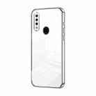 For OPPO A8 / A31 2020 Transparent Plating Fine Hole Phone Case(Silver) - 1
