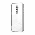 For OPPO Reno2 Z / Reno2 F Transparent Plating Fine Hole Phone Case(Silver) - 1