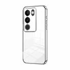 For vivo S17 / S17 Pro / S17t / V29 Transparent Plating Fine Hole Phone Case(Silver) - 1