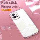For vivo T1 5G Transparent Plating Fine Hole Phone Case(Pink) - 4
