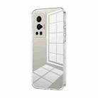 For vivo X70 Pro Transparent Plating Fine Hole Phone Case(Transparent) - 1