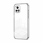 For vivo Y52s 5G / Y52s T1/ iQOO U3 Transparent Plating Fine Hole Phone Case(Silver) - 1