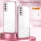 For vivo Y20 / Y20i / Y20s / iQOO U1x Transparent Plating Fine Hole Phone Case(Transparent) - 2